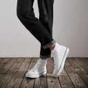 ZGR Men's High Top Canvas Sneakers Lace Up Classic Casual Walking Shoes 9