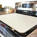 Stove Top Cover for Electric Stove - Silicone Stove Mat for Glass Top, Glass Cooktop Protector, XL Dish Drying Mats For Kitchen,Oven Covers for Electric Stove (Beige,28 x 20)