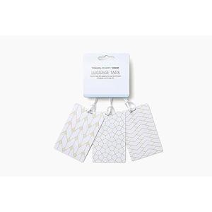 Conair Luggage Tag, Luggage Tags for Suitcases, Bag Tags for Luggage, Perfect for Vacations, Flights, and Cruises, 3 Pack in Multiple Patterns, 2PCS