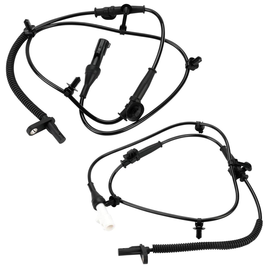 2 Pcs ABS Wheel Speed Sensors Compatible with Ford Edge 3.5L V6 2007 2008 2009 2010 2011 2012, Lincoln MKX V6 2007 to 2012, Front Left & Right abs Sensors, Replacement for 7T4Z2C205A, DT4Z2C204A