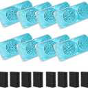 8-Pack Pet Water Fountain Filter Compatible with Emdoro Pet Water Fountain, Fit for 3.2L/108oz Wireless Stainless Steel Cat Water Fountain for 4 Months Supply