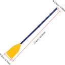 Boat Oars 2 Pieces Kayak Paddles Detachable Canoe Paddle Inflatable Boat PVC Oar Water Sports Accessory