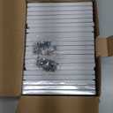 [4 Pack] BESTTEN 2 Gang Screwless Decorator Wall Plate, Mid-Size H4.88" x W4.93", USWP6 Gloss Snow White, Faceplate Cover for Decorative Receptacle Outlet & Switch