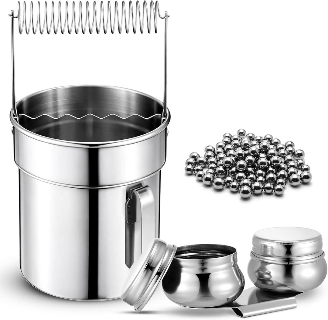 2 Pcs Paint Brush Cleaner Set with Cup, Drying Rack, Extra Large