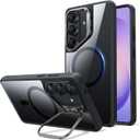 ESR for Samsung Galaxy S26 Ultra Phone Case with Stash Stand, Compatible with MagSafe, Military-Grade Protection, Magnetic Case for Samsung Galaxy S26 Ultra, Scratch-Resistant Back Cover, Clear Black