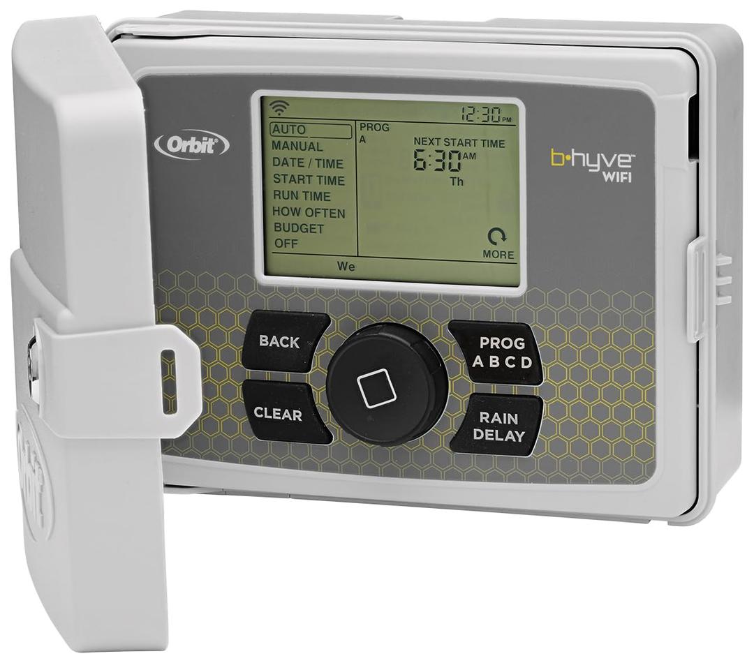 Orbit 57946 B-hyve Smart Indoor/Outdoor 6-Station WiFi Sprinkler System Controller (6-Zone)