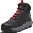 Timberland PRO mens Morphix 6 Inch Composite Safety Toe Waterproof (10.5 Wide, Black/Red-2024 New)