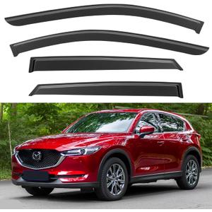 Window Visors Rain Guards Shield for 2017-2026 Mazda CX5, Out-Channel Window Vent Wind Deflectors Visors Shades for 17-26 CX-5