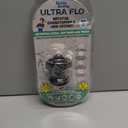 Drain Buddy Ultra Flo No Installation 2 in 1 Clog Preventing Tub Drain Stopper and Hair Catcher for 1 3/8" to 1.5" Bathtubs and Utility Sinks Brushed Nickel Metal Cap