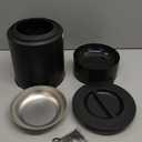 Dual Automatic Cat Feeder 2 Cats,6 Meals/Day,12 Portions/Meal,4.2L Dual Power Double Bowls Feeder,Dry Food Auto Pet Dispenser,10S Voice Record,Flexible Schedule Timer (Black,Stainless Dual Bowls)