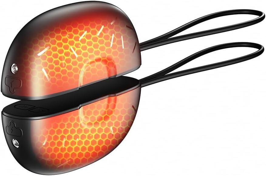 Magnetic Hand Warmers Rechargeable 2 Pack,10000mAh Electric Glove Heater Handwarmers with Flashlight, UL Certified, Men Women Gifts for Christmas, Birthday, Winter Hunting Camping Essentials