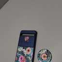 Buleens for Google Pixel 8 Pro Case 6.7 Inch - with Ring Stand & Camera Cover Aesthetic Cute Designed Women Girls Girly Pretty Unique Kawaii Flowers for Pixel 8 Pro Phone Case Compatible with Magsafe (Lake Blue Flowers)