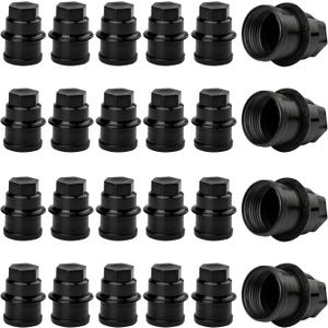 12472838 Lug Nuts Plastic Cover Wheel Center Cap for 2000 Cadillac Escalade, for Chevrolet Silverado/Express 1500 2500 Avalanche Suburban Tahoe, for GMC Savana Sierra 1500 2500 3500 Replace# 611-622