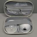 Momcozy M5 Smart APP Controlled Wearable Breast Pump, Hands-Free Wireless Electric Pump, 3 Modes 9 Suction Levels, BPA-Free, Portable Lightweight, 24mm Flange, 2-Pack Quill Gray