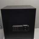 9.84"H Small Safe Box for Personal Privacy, 1.2 Cu Ft Security Safe with Fireproof Money Bag, Digital Safes with Combination Lock and Removable Shelf for Home Money Cash Medicine Documents