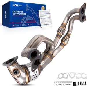 KAX Catalatic Converter 1PC Fits for 2006-2012 Outback/Legacy/Impreza/9-2X 2.5L Naturally Aspirated2006-2010 Forester 2.5L Naturally Aspirated 16564