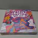 Low-Mess Pouring Paint for Kids, Non-Toxic Crafts for Girls 8-12 | Washable Painting for Kids, Includes Gloves & Table Cover, Easier Cleanup, Screen-Free Arts & Crafts for Girls & Boys