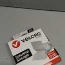 VELCRO Brand Heavy Duty Tape | 12 Foot Roll | Strong Sticky Back Adhesive Holds up to 10 lbs | Industrial Strength Fasteners for Indoor or Outdoor Use | 1-1/2in Width, White (VEL-30837-USA)