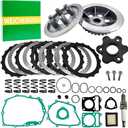 Clutch Kit Center Inner Hub Outer Pressure Plate & Complete gasket Compatible with Honda Grom 125 MSX125 2014-2020 Monkey Z125M Z125MA 2019-2021