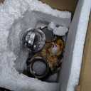 Farm Chicken and Old Fashioned Water Pump Glass Salt and Pepper Shaker Set with Holder Figurine in Country Kitchen Rooster Decor, Sculptures and Statues and Rustic Gifts for Farmers