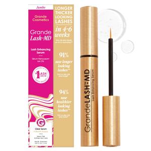 Grande Cosmetics GrandeLASH-MD Lash Enhancing Serum - Peptide & Vitamin Infused Formula for Longer, Thicker, Fuller Looking Lashes - Ophthalmologist Tested, Cruelty-Free 4ml