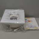 Bathroom Exhaust Fan 10x10 Inch with LED Lighting Ultra Quiet High Airflow 77 CFM Ideal for Bathroom and Space 4 Inch Duct Diameter Easy Ceiling Installation Extractor Fan