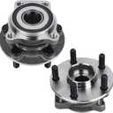 KUSATEC 513303 2pcs Front Wheel Bearing and Hub Assembly Compatible with 2008-2014 Subaru Forester Impreza 2013-2014 XV Crosstrek 2005-2014 Subaru Outback Legacy, 5 Lug Bolts w/ABS