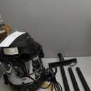 Amazon Basics Wet Dry Shop Vacuum Cleaner, 4 Gallon, 3 HP Stainless Steel, Grey/Black