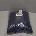 Table Skirts for Rectangle Tables 8ft - One-Piece Navy Blue Tablecloths and Skirt, Wrinkle Resistant Ruffles Elastic Cover for Banquets, Weddings, Events, Parties (96" x 30" (Rectangular))