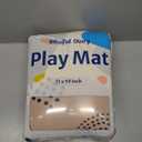 Blissful Diary Baby Play Mats for Floor, 71x59 Inch Extra Thicker & Large Soft Cushioning Foam Playmats for Babies and Toddlers, Foldable Washable Baby Crawling Mat for Playpen, Boho Design