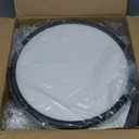 Hunhun 6 Pack 3200lm LED Flush Mount Ceiling Light 12 Inch 5CCT Adjustable Super Slim 0.87 inch led Ceiling Light Fixture Round Low Profile Ceiling Lamp for Bedroom Living Room Kitchen Laundry Black