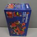 Large Fire Truck Toy with 2 Firefighters & Rescue Tools, Lights & Siren Sounds, Assemble & DIY Fire Rescue Truck Vehicle Toy for Boys Girls Christmas Birthday Gifts Kids Toys for 3 4 5 6 7 8 Years Old