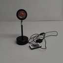 Merkury Innovations Multicolor RGB Sunset Lamp with Remote, 16 LED Colors, Power Adapter