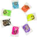 2 x Lizard Leash Bearded Dragon Harness Adjustable Reptile Lizard Harness Leash Parrot Harness Turtle Lizard, Suitable for Gecko Hamster Kitten Small Animal Outdoor Walking,Black