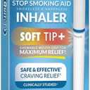 Stop Smoking, Smokeless Inhaler with Soft Tip Chewable Mouth Grip for Maximum Relief, Oral Fixation Support, Clinically Studied, Oxygen Inhaler Quit Smoking Aid (Oxygen Inhaler, 1 Pack)