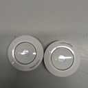 Amazon Basics LED Puck Lights, Battery Operated, 50 Lumens, Under Cabinet Lighting, Easy to Install, Easy to Use, Adhesive Backing, 2-Pack, White