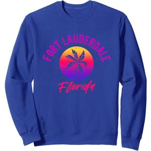 Fort Lauderdale Florida / Vintage Sun of Fort Lauderdale FL Sweatshirt, XL