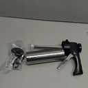 ELENTGE Cookie Press Gun Kit, Spritz Cookie Press with 13 Discs, 8 Piping Tips, Stainless Steel Cookies Maker for Baking, DIY Christmas Cookies and Decorating