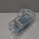 Cisily Sink Caddy Sponge Holder for Kitchen, 304 Stainless Steel Rustproof, Kitchen Sink Caddy with High Brush Holder, Dish Sponge Organizer with Divider(Silver) (9.25)