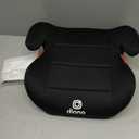 Diono Solana Lite Backless Booster Car Seat, Lightweight & Portable for Travel, Machine Washable Covers, 40-100 lbs, Black Storm