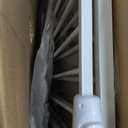 Extra Wide Baby Gate 62.2-66.9 Pressure Mounted,Child Dog Pet Safety Gates with Walk Through Door for Doorways Stairs No Drilling in Door,White