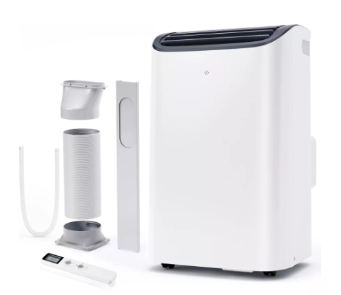 Simzlife Portable AC 14000 btu Quiet Air Conditioner, Cools 450 Sq.Ft, Multifunctional AC, Evaporative Air Cooler with Dehumidifier, Remote Control