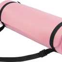Yoga Mat 1/2-Inch Extra Thick High-Density Exercise Mat with Non-Slip Surface & Carry Strap for Men & Women Tear-Resistant Pilates Workout Mat for Home Gym, Floor Fitness (Pearly Pink)