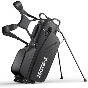 7-Way Golf Stand Bag - Lightweight Golf Club Bags with 7 Full-Length Dividers, Cooler, Rain Hood for Men and Women