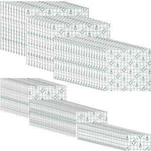 Woanger 120 Pieces Transparent Stretch Adhesive Bandage Waterproof Bandage Transparent Film Dressing Clear Waterproof Tattoo Shower Patch Film Swimming Cover, 6 Sizes