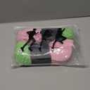 Women's Short Athletic Socks - 6 Pairs Hiking Marathon Socks, Breathable, Non-Slip, Comfortable, Running, Marathon (Green and Pink, Medium)