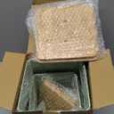 Dog Treat Container 2PCS, Dog Food Storage Container with Lids Airtight, Dog Treat Jars for Kitchen Counter-7+3Lbs (Saga Green)