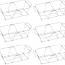 Sterno Chafing Dish Wire Rack - Folding Wire Racks for Food Warmer, Chafer Buffet Stand for Catering - Stand for Food Warmer, Holds Water & Food Pans - Pack of 6