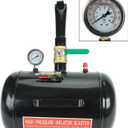 BLACKHORSE-RACING 5 Gallon Air Tire Bead Seater - 145PSI Blaster Tool Seating Inflator w/Gauge Car Truck ATV Tank Heavy Duty - Black