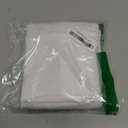 Chyhomenyc White Valances for Window, Light Filtering Short Curtains for Kitchen Bedroom Living Room, Rod Pocket Top Small Window Treatment Valance RV Bunk Panels, 40" Wx14 L, 2 Pieces